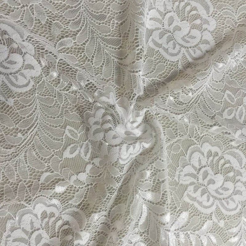 Lace Fabric Dress Nylon Warp Knit for Women's Wear Wholesale Supplier 3
